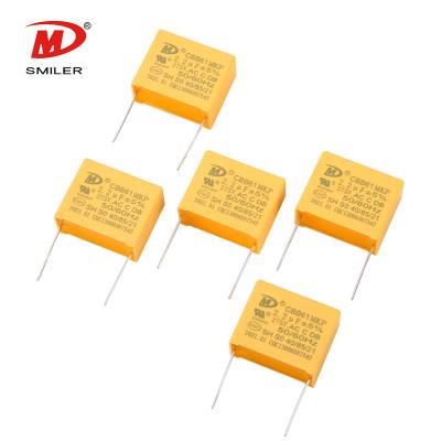 China X2 AC Motor Film Capacitor Safety MKP 0.1uF 0.15uF 0.22uF 0.33uF Capacitors for sale