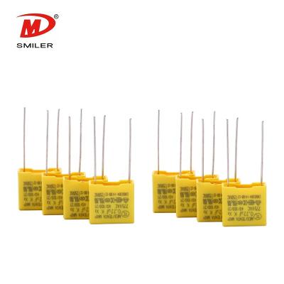 China AC Motor Manufacturer 0.33uF Capacitors 334K 275V 310V P15MM X2 Capacitors for sale