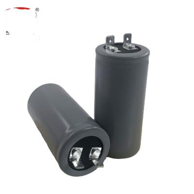 China 180-227uF/MFD 250VA50/60Hz CD60 Motor Air Compressor Start Motor Run Capacitor With Terminals for sale