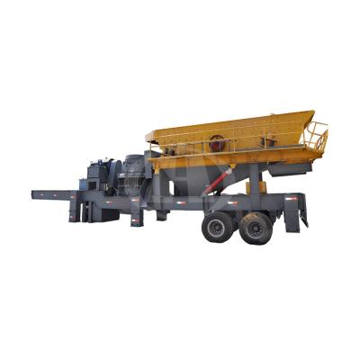 China Hot Sale Mobile Mining Sand Making Machine Mini Crushing Crusher And Screening Plant for sale