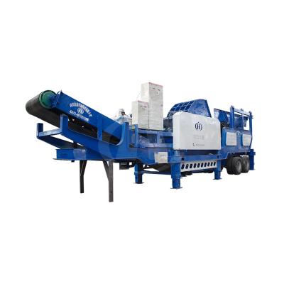 China Top Brand Jaw Crusher Mining Tire Styled Mobile Crushing Plant for sale