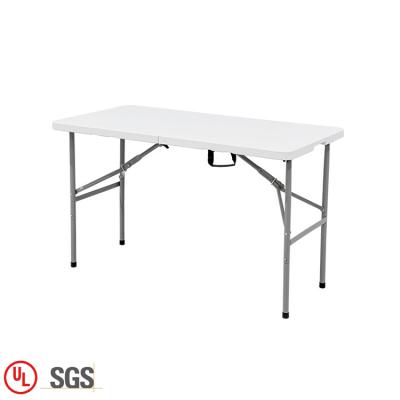 China Garden Foldable Cheap Foldable Wedding Party Table Dining Furniture Plastic Folding Table for sale