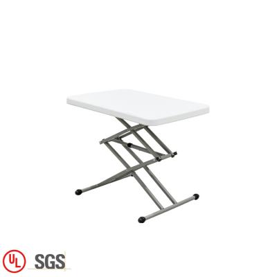 China Foldable Laptop Table Hot Selling Study Computer Desk Adjustable Height Plastic for sale