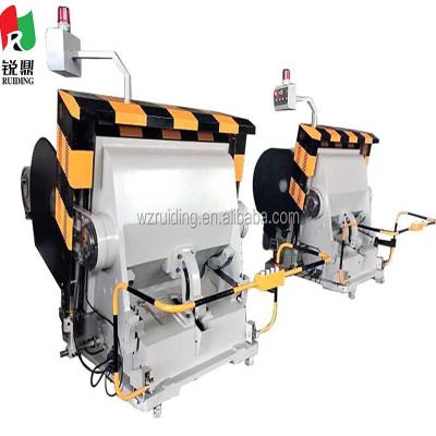 China Other Ruiding ML-1100NXL Semi Automatic Flatbed Paper Box Carton Printing Rig Die Cutting And Creasing Machine for sale