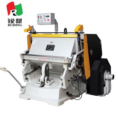 China Further Ruiding ML-930 Semi Automatic Flatbed Paper Box Carton Die Cutting And Creasing Machine for sale