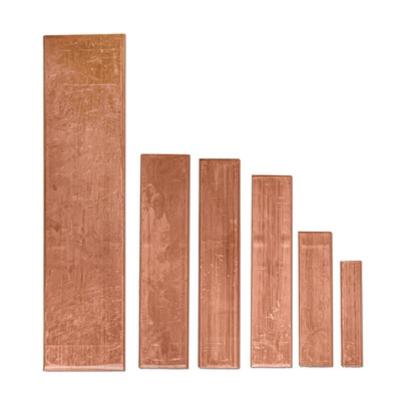 China Low Price Industrial Hot Selling 99.99% Electrical Conduction Copper Flat Bar for sale