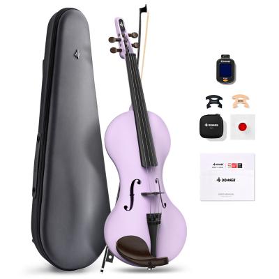 China CARBON carbon fiber violin 4/4 DONNER RISING-V model for sale