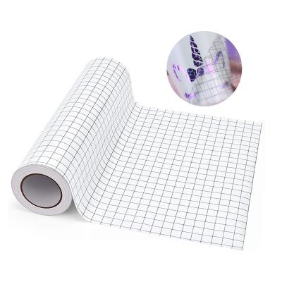 China Glossy Clear Vinyl Transfer Film Self-Adhesive Grid Application Paper Tape Tape for Adhesive Vinyl for Decals, Signs, Stickers for sale