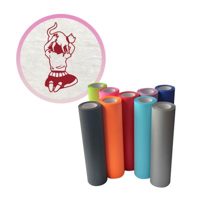 China Custom clothing korea quality cable pvc heat transfer vinyl roll vinil textil cable pvc for sale