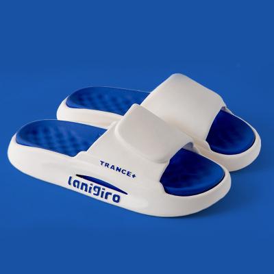 China Cushioning Made in China Logo Slide Sandal Strap Sticker Custom Made Adjustable EVA Fashion Outdoor Slipper for sale