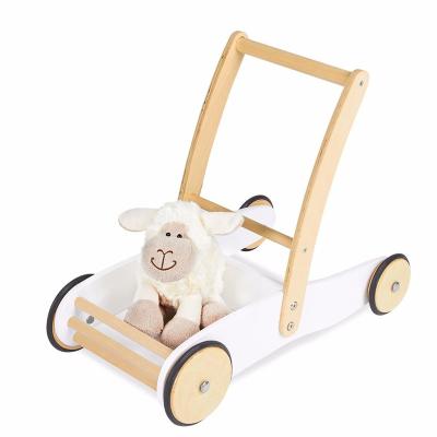 China Manufacturer Solid Wooden Children Walking Bike Baby Vehicle Wooden Toys Without Pedal T65634 for sale