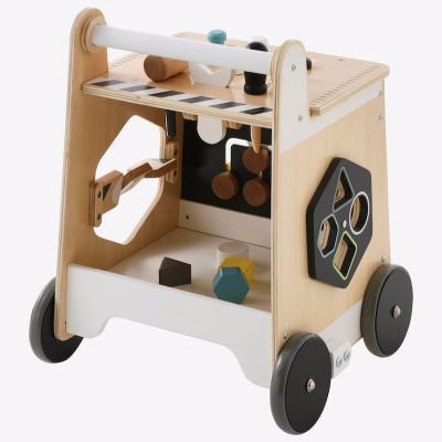 China Toy Selling Educational Baby's Ride On Push Toys Unique Wooden Toys For Walking T65624 for sale