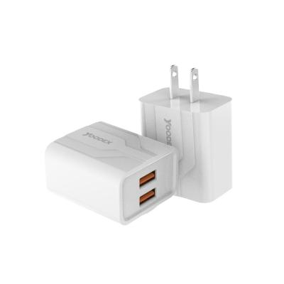 China Fast Mobile Phone Dual Port 5V3.1A Ltg Cell Phone Set Usb Dobles 15.5w Charger Puertos Adaptador for sale