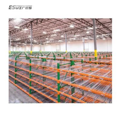 China Hot Sale Corrosion Protection Warehouse Storage Handling Goods Galvanized Steel Metal Wire Mesh Decking For Pallet Rack for sale