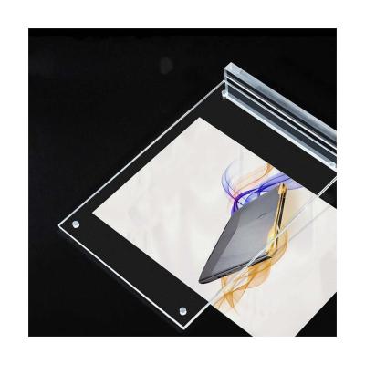 China Custom Clear Stand Acrylic Easel Stands Standee Plastic For Display for sale