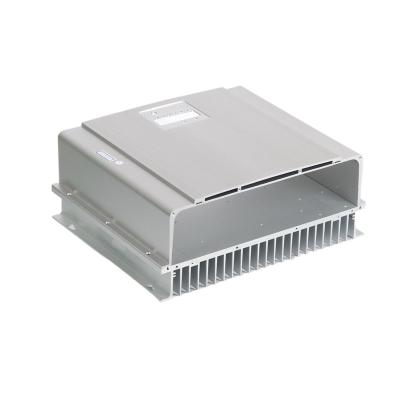 China PCB Aluminum Enclosure Chassis Heatsink Box Electric Extruded Aluminum Housing With Custom Cutout Aluminum Electronic Housing for sale