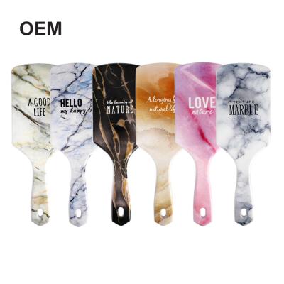 China Wholesale Marble Custom Men's Magic Comb Waterproof , Massage Marks Comb for sale