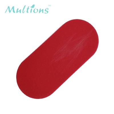 China Nail Care Oval Shape Wholesale Custom Black&Red 2sides Nail File for sale