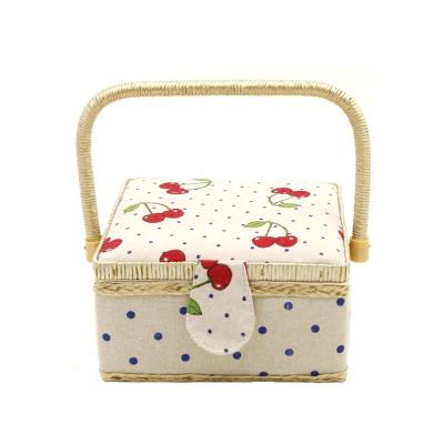 China Storage For Notions Needle And Thread Sewing Basket Customized Sewing Kit Sewing Basket for sale