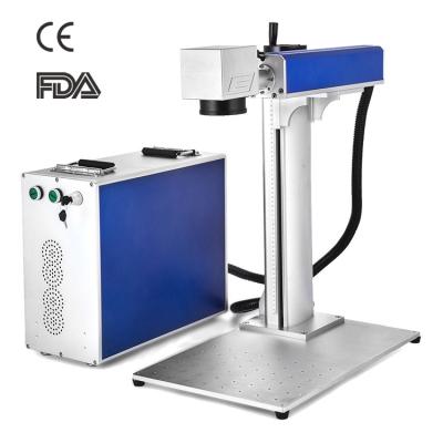 China JPT MOPA M7 30W Fiber Laser Marking Machine Air-cooled Portable Rotary Slit Marker 1064nm Deep Laser Engraving Machine for sale