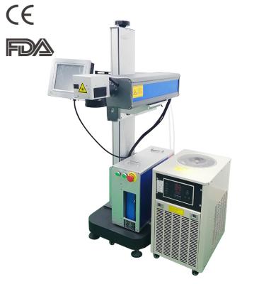 China RFH JPT 3W 5W 8W 10W Laser Marking Machine Air Cooled Fly Line UV Flight Coding System 355nm Laser Marking Machine Flow Line Production Line for sale