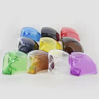 China 2021 Pieces Clear Safety Anti Saliva Used Plastic Face Mask For Food Service Catering Staff for sale