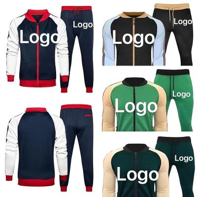 China QUICK DRY QUICK DRY Tracksuit For Men's Blank Sportwear Two Piece LOGO Custom Set Suits Jogging Outfits for sale