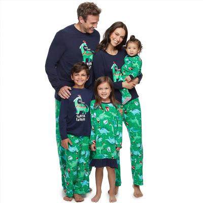 China 2021 Merry Christmas Family QUICK DRY QUICK DRY Lounge Use Onesie Baby Two Piece Set Matching Pajamas Long Sleeve for sale