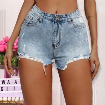 China Fashion Waterproof Ripped High Waisted Casual Sexy Denim Shorts Jeans Shorts Pants Women Plus Size 3xl for sale