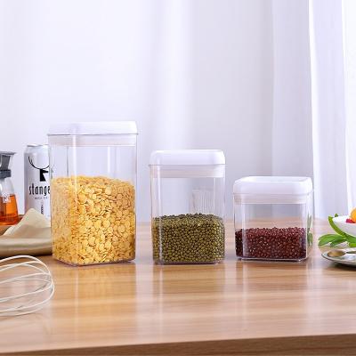 China Hot sellingenvironmentally friendly plastic storage vats kitchen freshness preservation food grade storage vats cereal dry storage container for sale