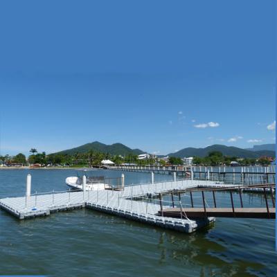 China Eco-friendly Blue Color Water Floating Dock Modular Walkway Platform Sightseeing Jet Ski Dock for sale