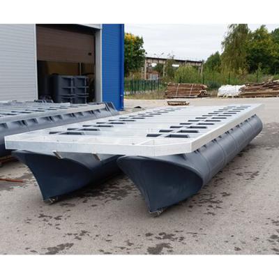 China Assembling Deck Home Marine Hardware Fittings Easy Water Taxi / Water Taxi Driving On Water Working Deck Rescue Pontoon Deck for sale