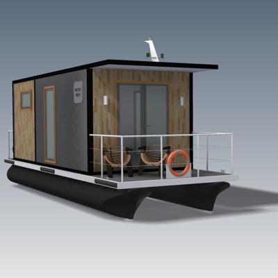 China Eco - Friendly Modern Designed Modular Rotomolding Floating House For Outdoor for sale