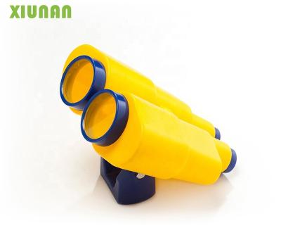 China Toy Children Plastic Binocular Funny Educational Telescope Mounted On Swing Sets for sale