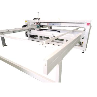 China Middle Speed Greenhouse Quilting Embroidery Machine Head Moved Single Head Quilt Needle Punching Machine for sale