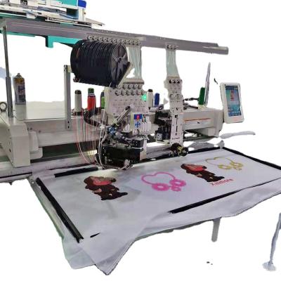 China Yiwu Textile Embroidery Machinery Lace Embroidery Machine With Cording Device Computer Design for sale