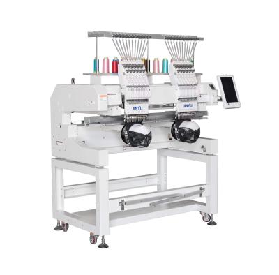 中国 2 Heads 9 Needles Computerized Embroidery Machine High-Accuracy Cap Machine 販売のため