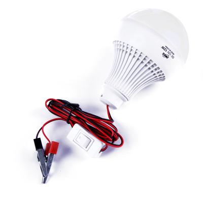 China Theme Park Wholesale Price Light Bulb 12v DC 3w 2m Wire Clip Cold White Switch Led Bulb for sale