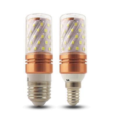 China Residential Super Bright Led Bulb E27 E14 Small Screw Mouth 12W Corn Lamp Candle Light Bulb Household Energy Saving Light Bulb for sale