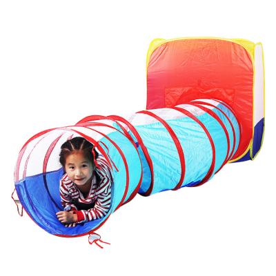 China Brightly Soft Comfortable Colored High Quality Material Kids Tent Play With Tunnel for sale