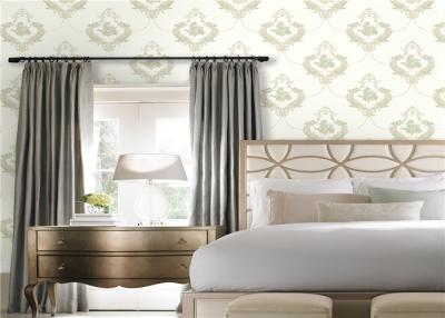 China Beautiful Non Woven Wallpaper / Wall Coverings , Traditional Damask Wallpaper for sale