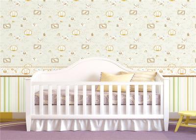 China Decoración del papel pintado de la flor de los niños de encargo de Peelable para la pared del dormitorio en venta