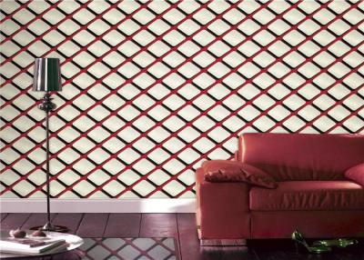 China Living / Dining Room Geometric Style Wallpaper Home Decoration , Eco Friendly for sale