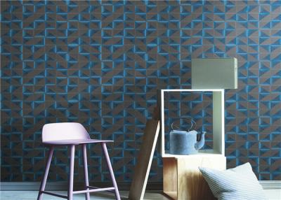 China 3D Contemporary Geometric Wallpaper Living Room Decoration With CE SGS Listed for sale