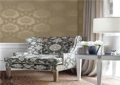 China pvc vinyl project wallpaper new design classice damask washable hotel homedeco for sale