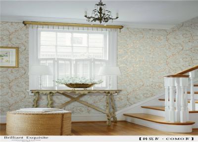 Κίνα Βινυλίου Peelable μεταλλική Damask PVC ταπετσαρία μη που κολλιέται με την εκτύπωση μελανιού νερού προς πώληση