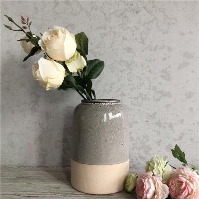 China Ceramic Flower Vases Modern Popular Table Centerpiece Vases Ornament Cheap Decoration Wedding Decorative Wedding Flower Vases Bulk for sale