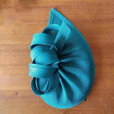 China Hand Made Sinamay Fascinator Party Hat Vintage For Woman Customized Style Multiple Color for sale