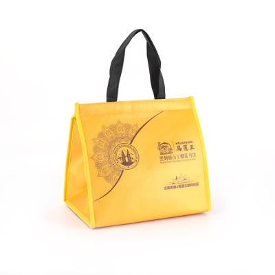 China Disposable Waterproof Hot Food Delivery Bags Thermal Insulated Reusable Thermal Carrier Bags for sale