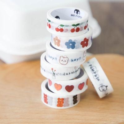 China Custom Washi VastGifts DIY Japan Style Design Glitter Printed Decoration Washi Paper Tape for sale